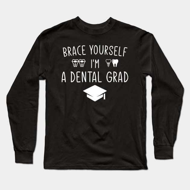 A DDS Funny Dentist Dental Student Humor Graduation Long Sleeve T-Shirt by GloriaArts⭐⭐⭐⭐⭐